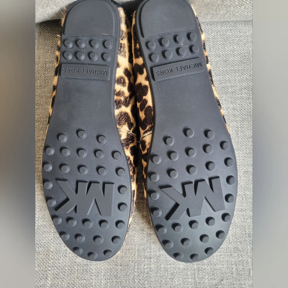 Michael Kors Leopard Daisy Moccasin Size 8M - Picture 4 of 6
